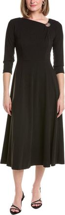 Anne Klein A-Line Midi Crepe Dress