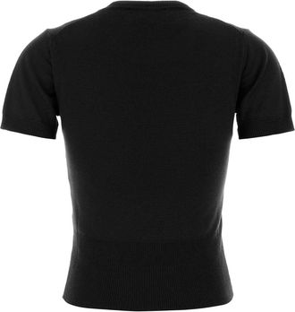 Vivienne Westwood Womens Black Wool Bea Sweater Aw26black Exterior: Maglieria