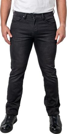Maceoo Washed Straight Leg Jeans in Black at Nordstrom, Size 34