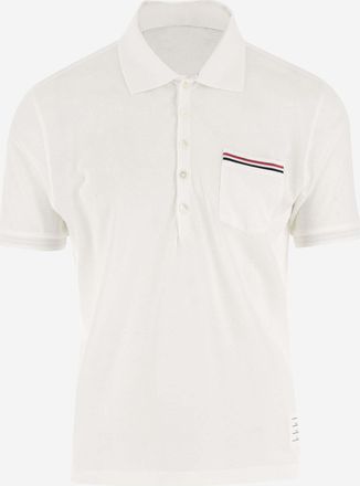 Thom Browne ss Pocket Cotton Polo Shirt