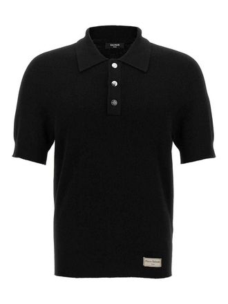 Balmain Label Polo Shirt