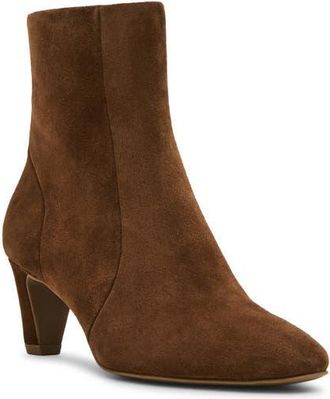 Blondo Nicolette Waterproof Bootie in Chocolate Suede at Nordstrom, Size 9.5