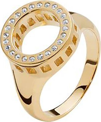Lucy Quartermaine Art Deco Halo Ring in Gold Vermeil at Nordstrom, Size 6.5