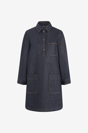 A.P.C. Mini-Hemdkleid aus Denim Aurelia