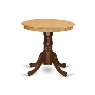 East West Furniture Dining Table Oak & Mahogany, EMT-OMA-TP