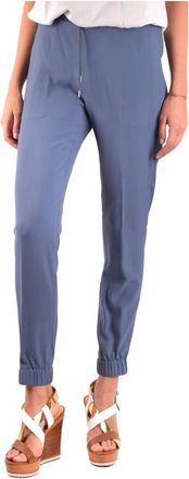 Fabiana Filippi Dames, Broeken, Blauw, Maat: XS Viscose