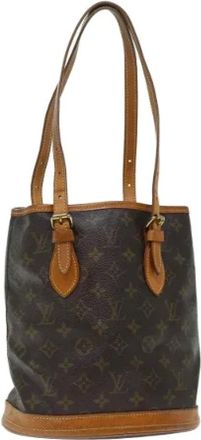 Louis Vuitton Pre-owned Bucket Bags, female, Brown, Size: ONE SIZE Pre-owned Petit Bucket PM