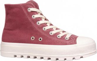 Corkys Footwear Womens Hunky Dory Sneaker In Blush Velvet
