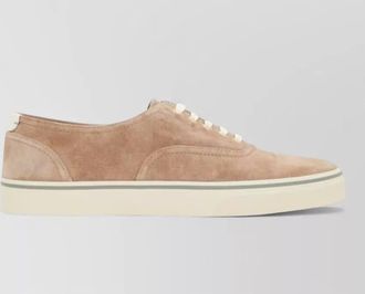 Brunello Cucinelli suede low-top sneakers