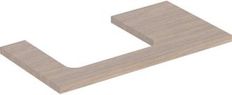 Keramag Placa De Lavabo Geberit One, Recortable A La Izquierda, Para