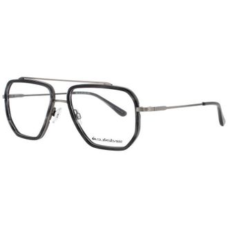 Quiksilver Mens Gunmetal Rectangular Eyeglass Frames Qs1016