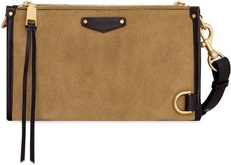 Rebecca Minkoff Small Mab Leather Crossbody Bag in Chestnut/fondant at Nordstrom