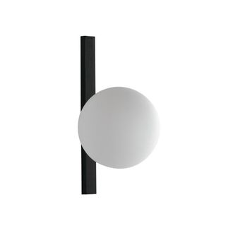Netlighting Enoire Globe Wall Lamp Black Opal E14