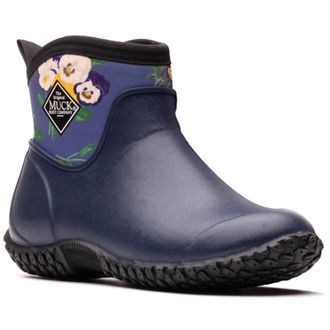The Original Muck Boot Company Muck Boots Muckster II Enkellaarsjes Dames Navy Rubber Wellington Boots