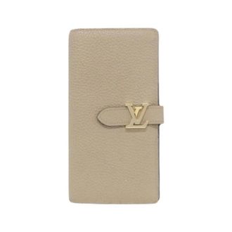 Louis Vuitton Pre-owned Wallets, female, Beige, Size: ONE SIZE Pre-owned Vertical Wallet Taurillon Calfskin Long Wallet