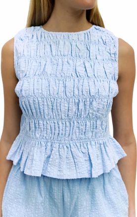 All : Row Allyson Sleeveless Top In Sky Blue