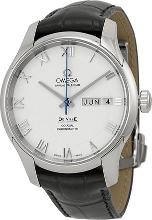 Omega Pre-owned Omega De Ville Annual Calendar Silver Dial Mens Watch 431.13.41.22.02.001