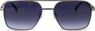 BOSS Occhiali da sole con montatura stile pilota - Grigio