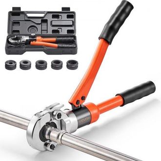 OEM Alicates De Prensa Hidr&aacute;ulica Para Tuber&iacute;as, Herramienta De Prensado De Tubos Con 5 Mordazas V12, V15, V18, V22, V28 Y Estuche De Transporte, Para Rep