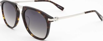 Trussardi Womens 55mm Brown Sunglasses