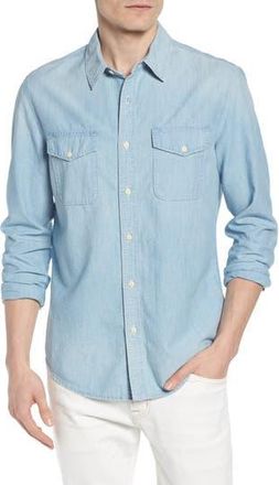 AG - Adriano Goldschmied Benning Regular Fit Sport Shirt in Roadstead at Nordstrom Rack, Size X-Large