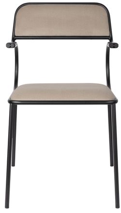 Zuiver Hochwertiger Design Stuhl Alba mit Armlehnen, Beige