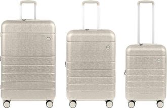 Champs Luggage Linen Ii Expandable 3Pc Trolley Set