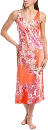 Natori Flourish Printed Satin Night Gown