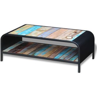 vidaXL Mesa De Centro De Madera Reciclada S&oacute;lida