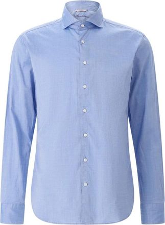 Stenstr&ouml;ms Casual Overhemden - Heren - Casual Overhemden - Blauw - S - Katoen - Overhemden