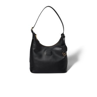 Miu Miu Spirit Leather Bag, Woman, Black