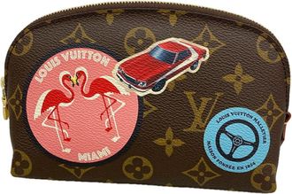 Louis Vuitton Brown Pouch (Pre-Owned)