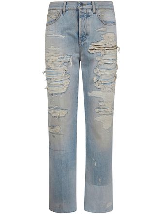 Amiri Repaired Boot Cut Jeans