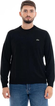 Lacoste Heren Pullover Sweater - Heren - Ronde hals truien - Zwart - M - Truien & Vesten