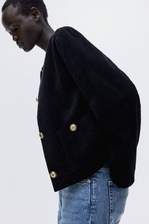 H&M Jacket in Black at Nordstrom, Size Xx-Small