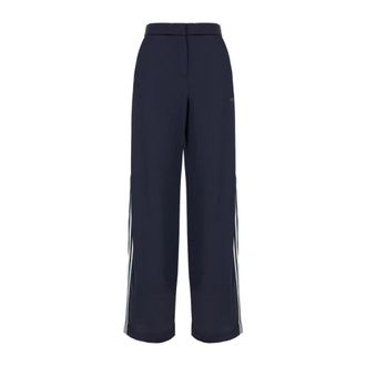 Off-white Stripe Broeken - Dames - Wijde Broeken - Blauw - S - Broeken