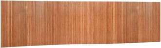 vidaXL Biombo divisor de bambú marrón 165x800 cm Vidaxl