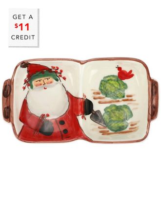 Vietri Vietri Old St. Nick Two-Part Server With $15 Credit
