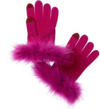 Sofiacashmere Tech Cashmere Gloves