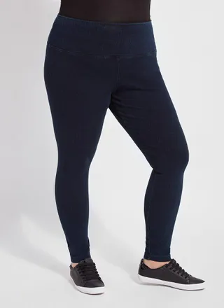 Lyss&eacute; Denim Legging Curvy
