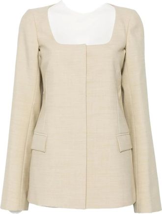 Calvin Klein Donna, Giacche, Beige, S, new
