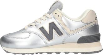New Balance Fitness, Dames, Grijs, 42 1/2 EU, Leer, 574 Sneaker