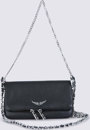 Zadig&Voltaire Black Leather Rock Nano Shoulder Bag