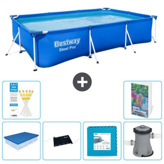 Bestway Piscina Bestway Steel Pro Rectangular - 300x201x66 Cm - 7-piezas S99