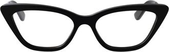 Alexander McQueen Am0560O Glasses - unisex - Alexander McQueen - Glasses - Black - 52 MM - Accessories