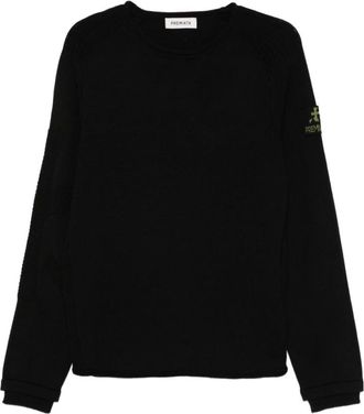 Premiata Round-neck Knitwear, male, Black, M, Maglie Jumper