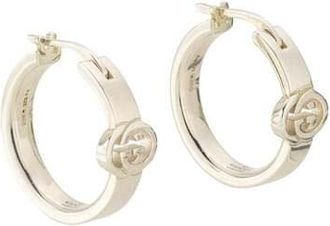 Gucci Interlocking G Hoop Earrings - YBD854204001