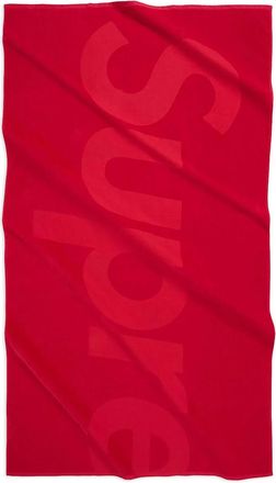 SUPREME Telo da mare con logo jacquard - Rosso