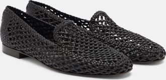 Le Monde Beryl Le Monde B&eacute;ryl Soft woven leather slip-on shoes