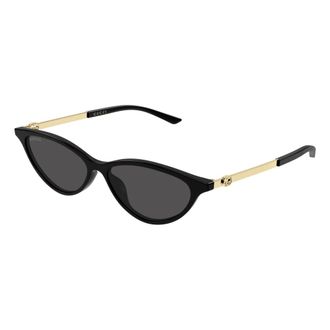 Gucci Gg2211S Cat-eye Zonnebril - Dames - Accessoires - Zwart - Maat: 54 MM Nylon